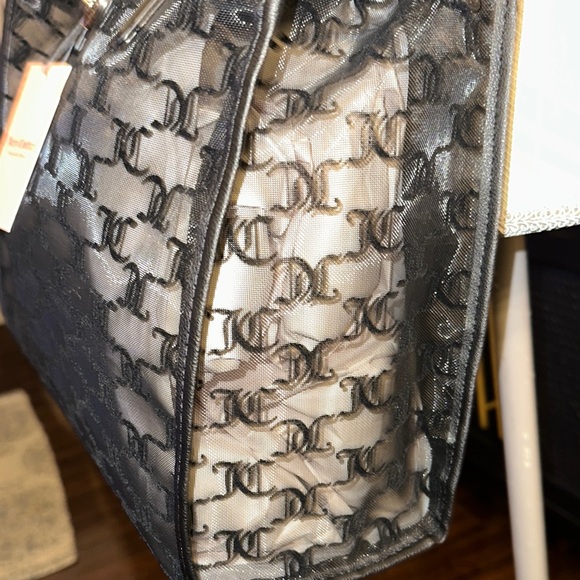 Juicy Couture Black and Gray Monogram Tote - Picture 9 of 11